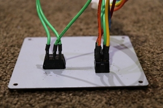 USED SLIDE ROOM CONTROL DOUBLE SWITCH PANEL