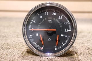 USED FREIGHTLINER W22-00012-035 3 IN 1 TACH / FUEL / VOLT DASH GAUGE