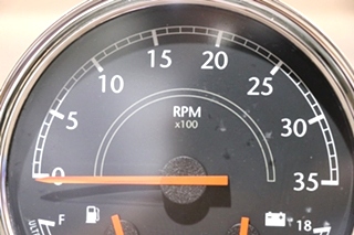 USED FREIGHTLINER W22-00012-035 3 IN 1 TACH / FUEL / VOLT DASH GAUGE