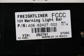USED FREIGHTLINER A06-62427-002 WARNING LIGHT BAR