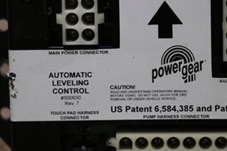 USED 500630 POWER GEAR AUTOMATIC LEVELING CONTROL