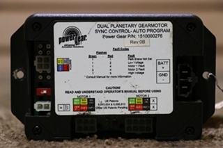 USED 1510000276 DUAL PLANETARY GEARMOTOR SYNC CONTROL MODULE