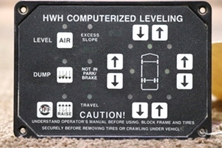USED HWH COMPUTERIZED LEVELING TOUCH PAD