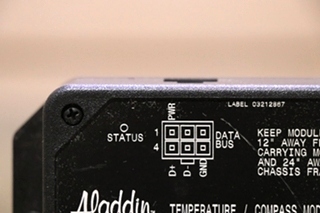USED ALADDIN 38040037 TEMPERATURE / COMPASS MODULE