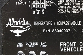 USED ALADDIN 38040037 TEMPERATURE / COMPASS MODULE