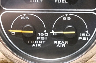 USED 4 IN 1 VOLT / FUEL / FRONT / REAR DASH GAUGE