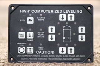 USED AP22703 HWH COMPUTERIZED LEVELING TOUCH PAD
