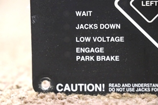 USED POWER GEAR 500629 ELECTRIC LEVELING TOUCH PAD