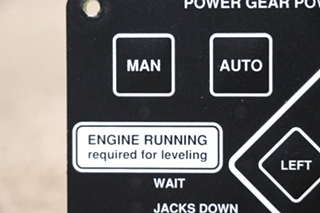 USED 140-1226 POWER GEAR POWER LEVEL SERIES TOUCH PAD