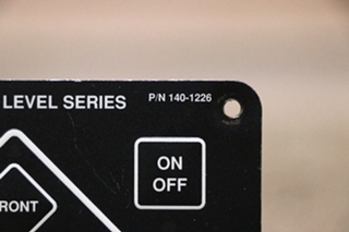 USED 140-1226 POWER GEAR POWER LEVEL SERIES TOUCH PAD