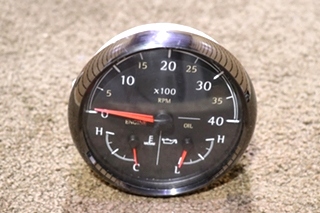 USED MEDALLION 3 IN 1 TACH / ENGINE / OIL DASH GAUGE 16622899