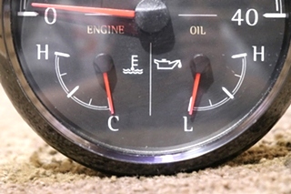 USED MEDALLION 3 IN 1 TACH / ENGINE / OIL DASH GAUGE 16622899
