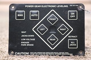 USED 140-1226 POWER GEAR ELECTRONIC LEVELING TOUCH PAD
