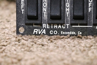 USED RVA LEVELING SWITCH PANEL JII