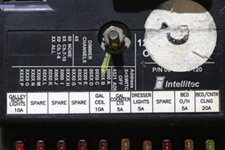 USED 00-00844-120 INTELLITEC 12V MULTIPLEX FET OUTPUT MODULE