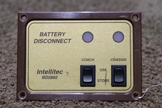 USED INTELLITEC BD5882 BATTERY DISCONNECT PANEL 00-00588-201