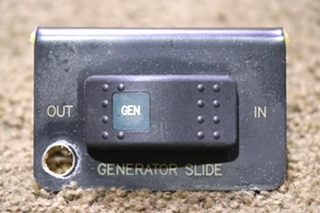 USED GENERATOR SLIDE SWITCH PANEL