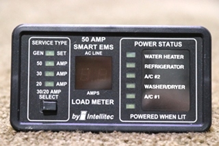 USED INTELLITEC 00-00684-110 50 AMP SMART EMS DISPLAY PANEL