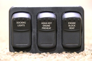 USED 16623952 DOCKING / AQUA HOT / ENGINE 3 SWITCH MODULE