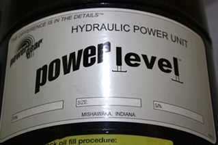 USED POWER GEAR HYDRAULIC PUMP 501234 FOR SALE