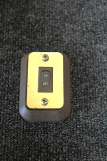 USED RV/MOTORHOME INTELLITEC BROWN AND GOLD ON/OFF SWITCH