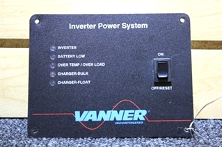 USED VANNER IQ-3600 INVERTER/CHARGER WITH REMOTE FOR SALE