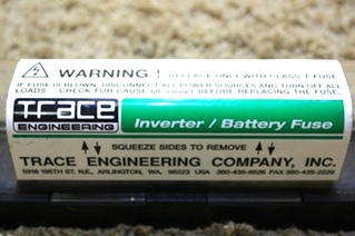 USED TRACE ENGINEERING INVERTER / BATTERY FUSE PN: 2244 FOR SALE