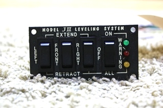USED RV PARTS RVA JII LEVELING SYSTEM SWITCH PANEL FOR SALE