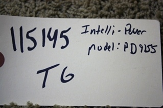 USED RV INTEL POWER 9100 POWER CONVERTER MODEL PD9155 MOTORHOME PARTS FOR SALE