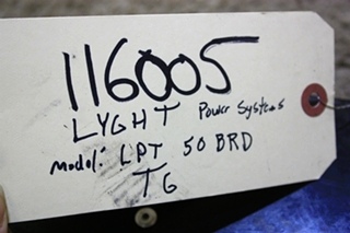 USED L.P.S AUTOMATIC TRANSFER SWITCH LPT 50BRD MOTORHOME PARTS FOR SALE