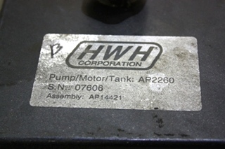 USED RV HWH HYDRAULIC PUMP AP2260 FOR SALE