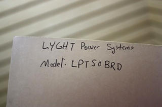 USED RV LYGHT POWER SYSTEMS AUTOMATIC TRANSFER SWITCH LPT50BRD FOR SALE