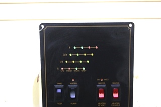USED RV TANK MONITOR & SWITCH PANEL FOR SALE