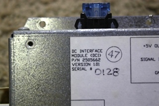 USED DC INTERFACE MODULE (DCI) PN: 2505662 RV PARTS FOR SALE