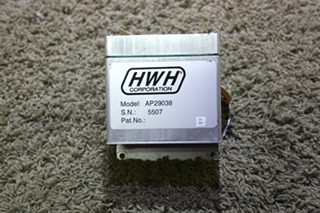 USED RV HWH AP29038 LEVELING CONTROLBOX FOR SALE
