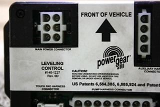 USED MOTORHOME POWER GEAR LEVELING CONTROL 140-1227 FOR SALE