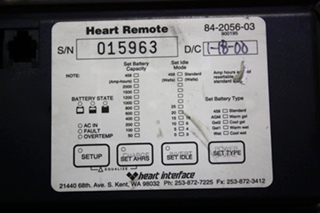 USED HEART INTERFACE HEART REMOTE 84-2056-03 MOTORHOME PARTS FOR SALE