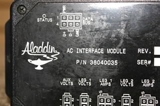 USED ALADDIN AC INTERFACE MODULE 38040035 RV PARTS FOR SALE