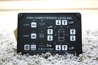 USED HWH COMPUTERIZED LEVELING TOUCH PAD RV PARTS FOR SALE