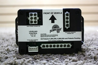 USED 140-1227 POWER GEAR RV LEVELING CONTROL BOARD FOR SALE