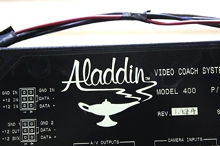 USED MOTORHOME ALADDIN VIDEO COACH SYSTEM MONITOR MODEL 400 38040076 FOR SALE