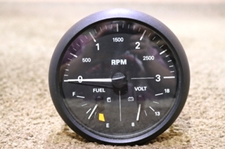 USED FREIGHTLINER 3 IN 1 TACH / FUEL / VOLT DASH GAUGE W22-00012-001