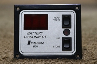 USED INTELLITEC BATTERY DISCONNECT SWITCH PANEL 01-00066-005