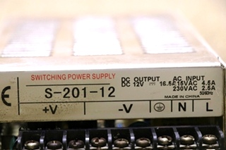 USED MOTORHOME S-201-12 SWITCHING POWER SUPPLY FOR SALE