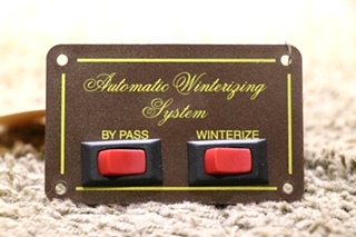 USED RV AUTOMATIC WINTERIZING SYSTEM SWITCH PANEL FOR SALE