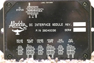 USED MOTORHOME 38040036 ALADDIN DC INTERFACE MODULE RV PARTS FOR SALE