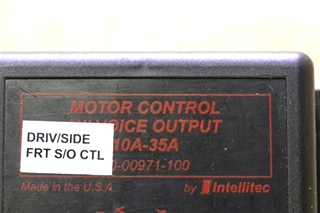 USED RV 00-00971-100 MOTOR CONTROL W/ VOICE OUTPUT BY INTELLITEC MOTORHOME PARTS FOR SALE