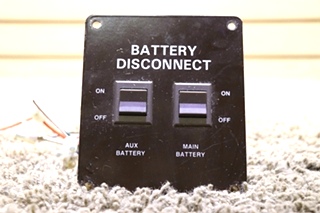 USED MOTORHOME BATTERY DISCONNECT SWITCHES RV PARTS FOR SALE