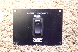 USED RV COACH CONNECT / DISCONNECT BATTERY DISCONNECT SWITCH PANEL MOTORHOME PARTS FOR SALE