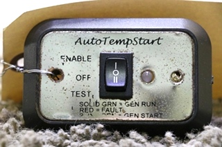 USED MOTORHOME AUTOTEMPSTART SWITCH PANEL A9159CH RV PARTS FOR SALE